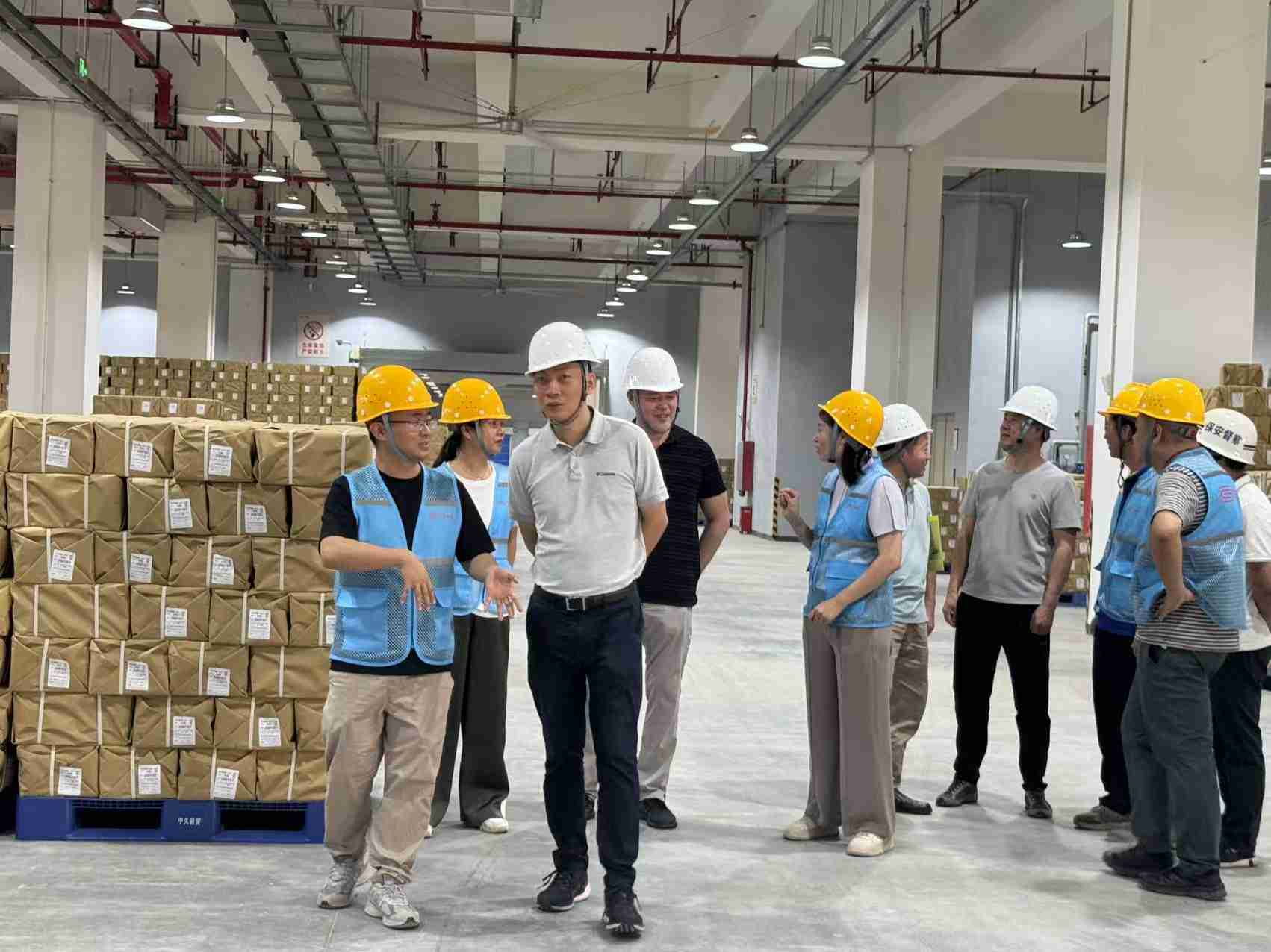 集团安全生产领导小组办公室赴大旺物流基地开展安全检查